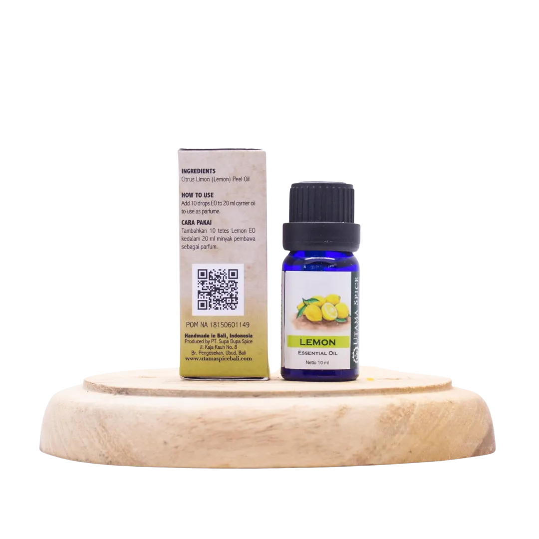 USP Lemon Essential Oil 10 ml - Image 2