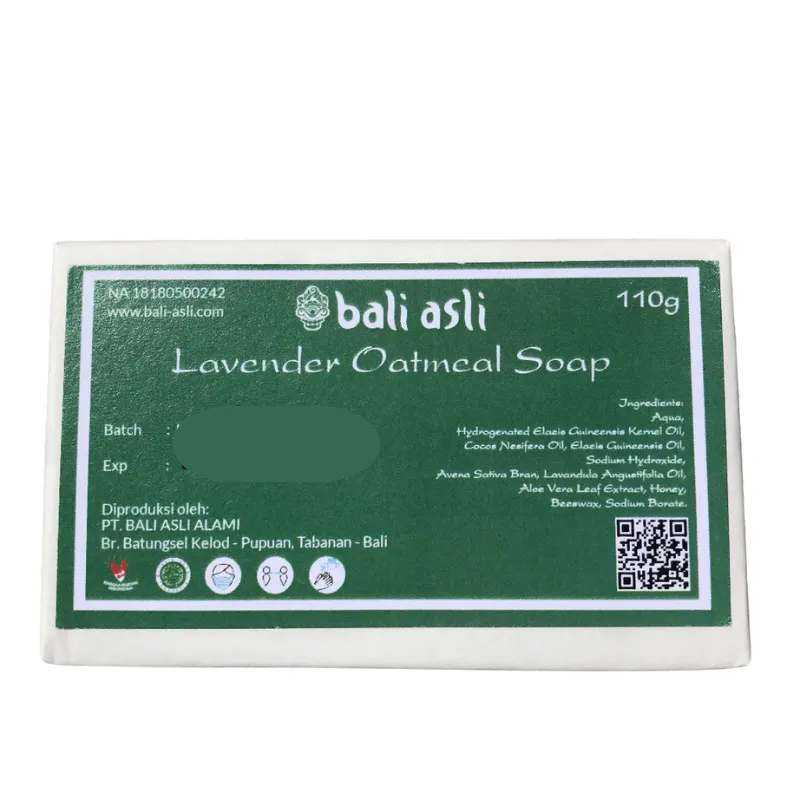 BAA Lavender Oatmeal Soap Bar 110 g