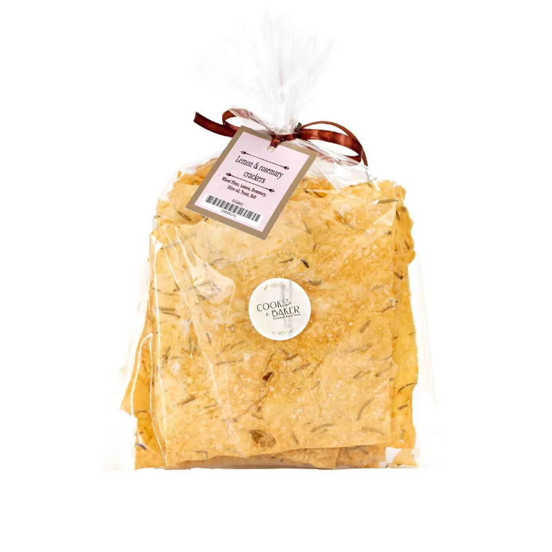 Rosemary & Lemon Crackers