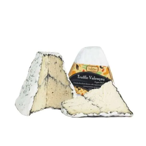 Cheese Vegan Valencay from Treenut Cheezery