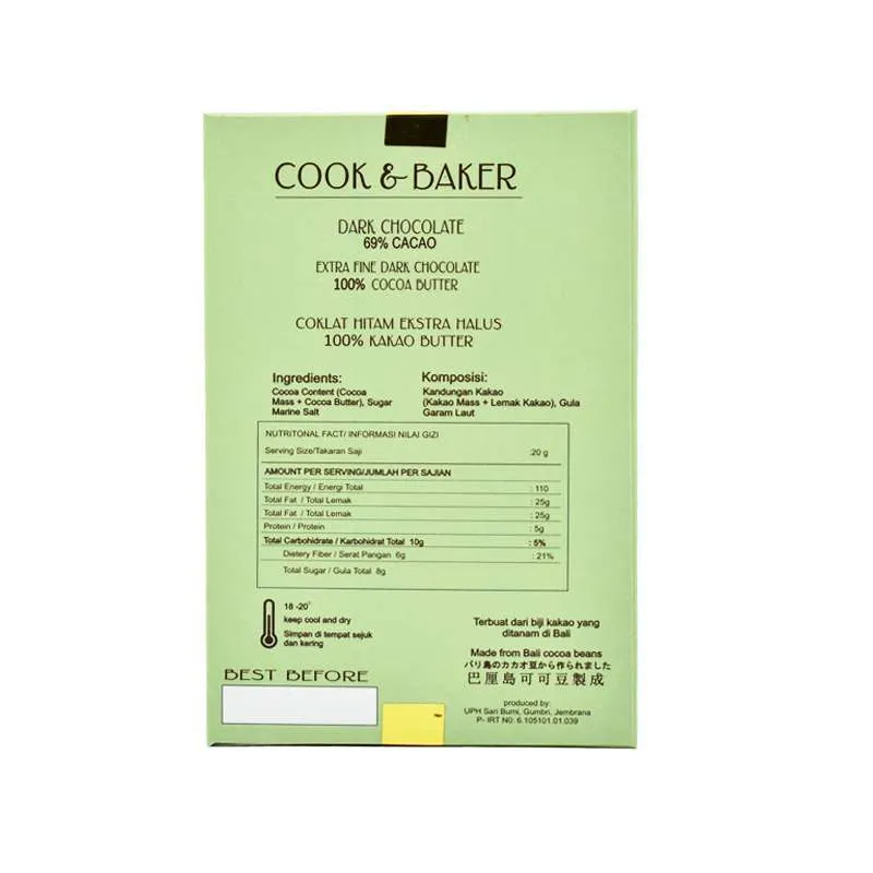 Chocolate 69% Cacao Marine Salt