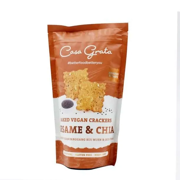 Sesame and Chia Crackers from Casa Grata