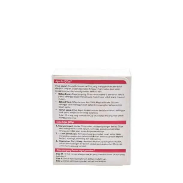 Girls Menstrual Cup Pink S