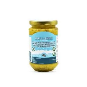 white truffle ghee with herbs and spices