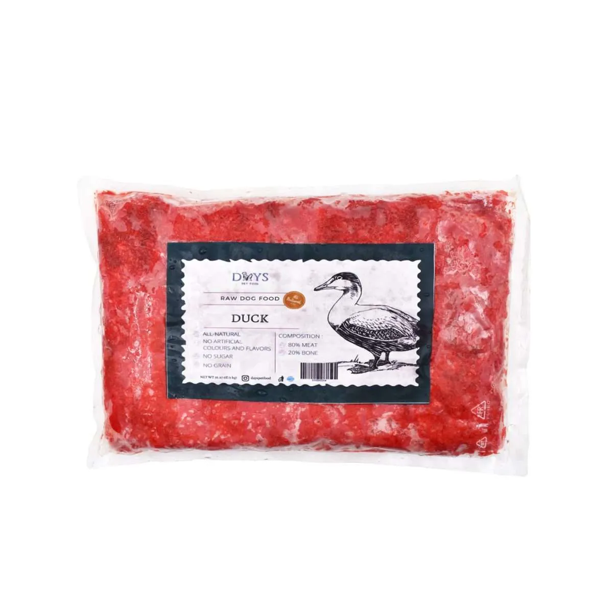 Pet Raw Food Duck from Days Pet Food