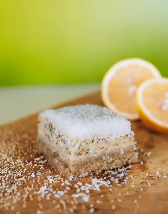 Creamy Keto Lemon Slice