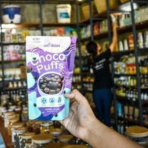 anythins choco puffs cookie cereal