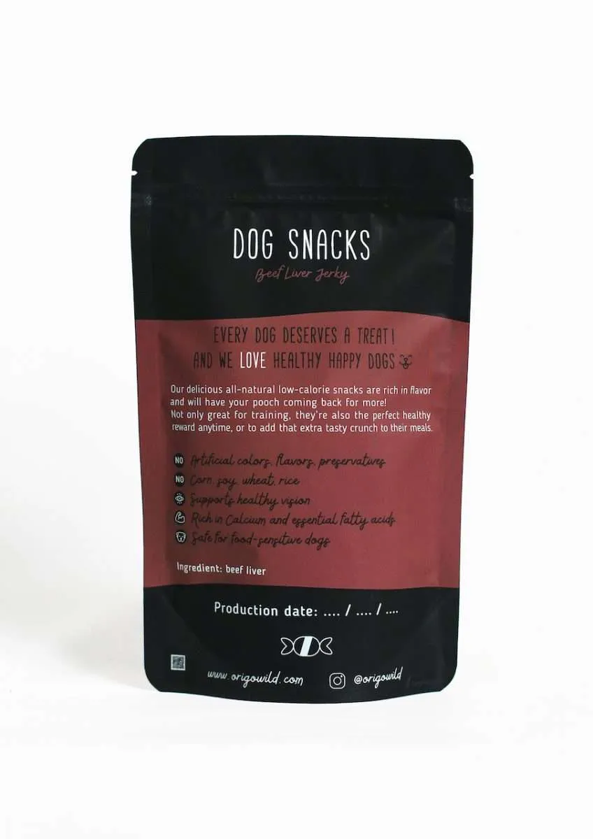 Origo Dehydrated Beef Liver Jerky