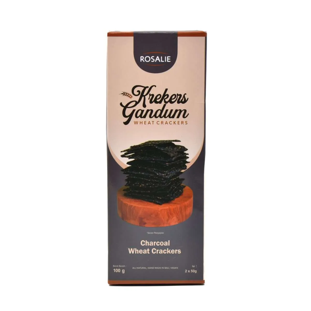 Charcoal Wheat Crackers