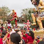 ogoh ogoh in Bali at Nyepi day