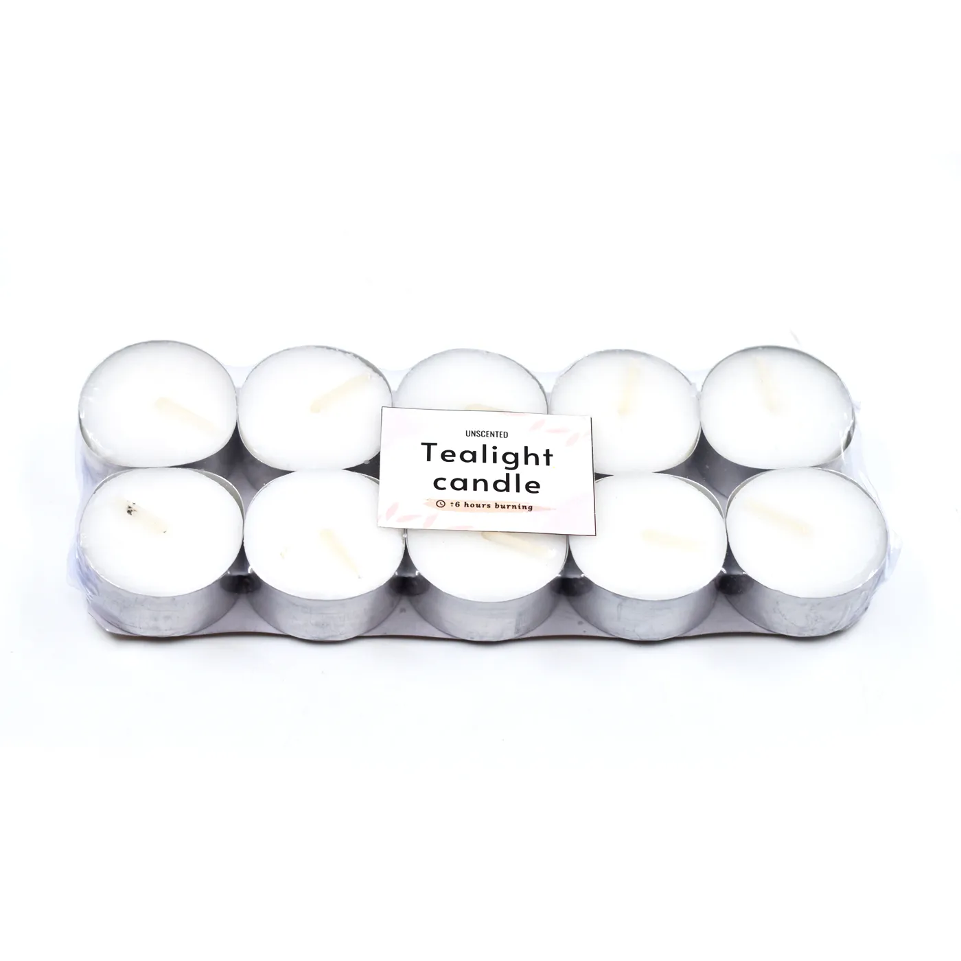 LAR Unscented Tealight 10pcs