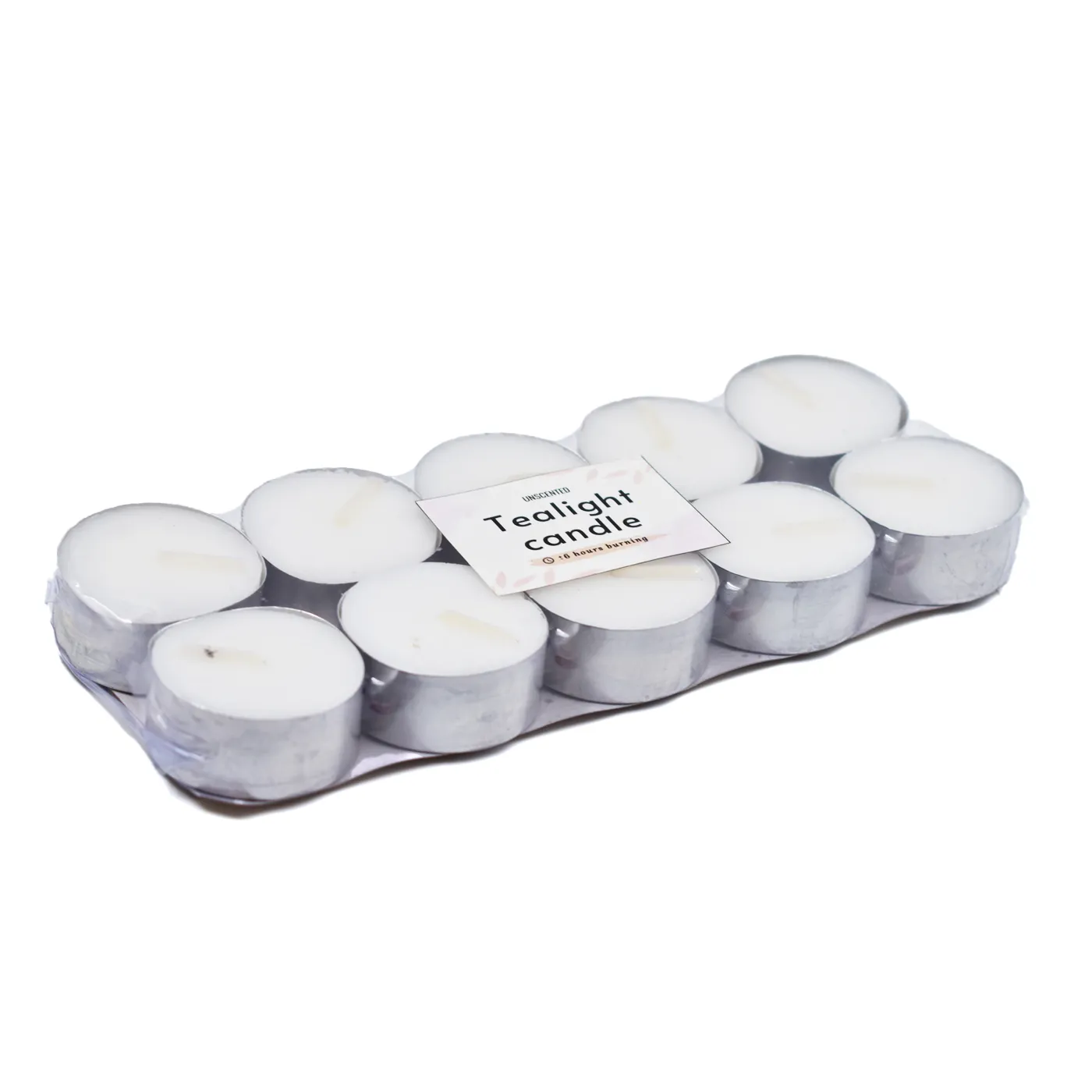 LAR Unscented Tealight 10pcs - Image 2