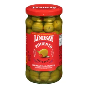 Manzanilla Olives Stuffed with Pimiento from Lindsay