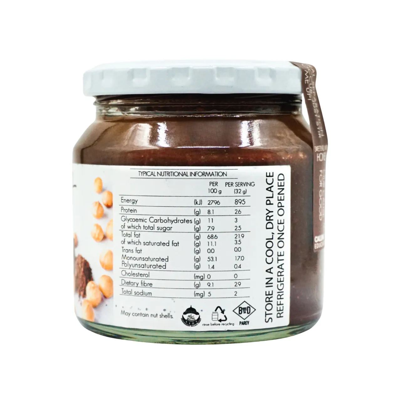 BTN Cocoa Macadamia Nut Butter 250g - Image 2