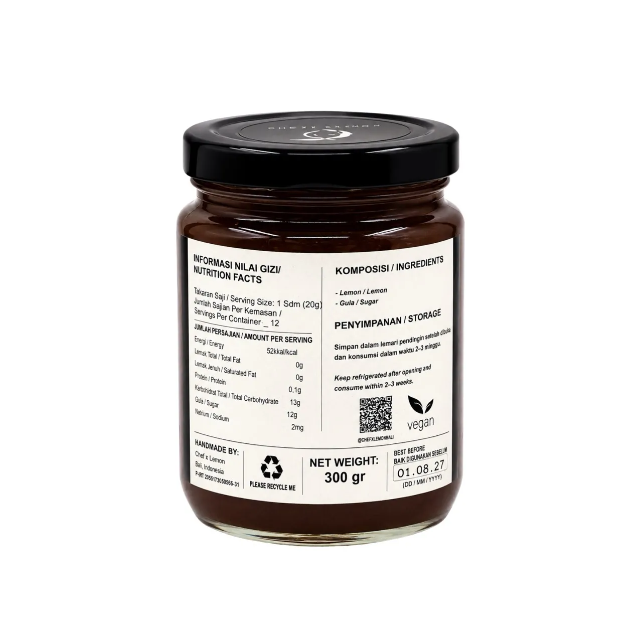 CKL Cheeky Lemon Marmalade 300g