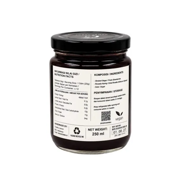 CKL Strawberry Rosella Jam 300g