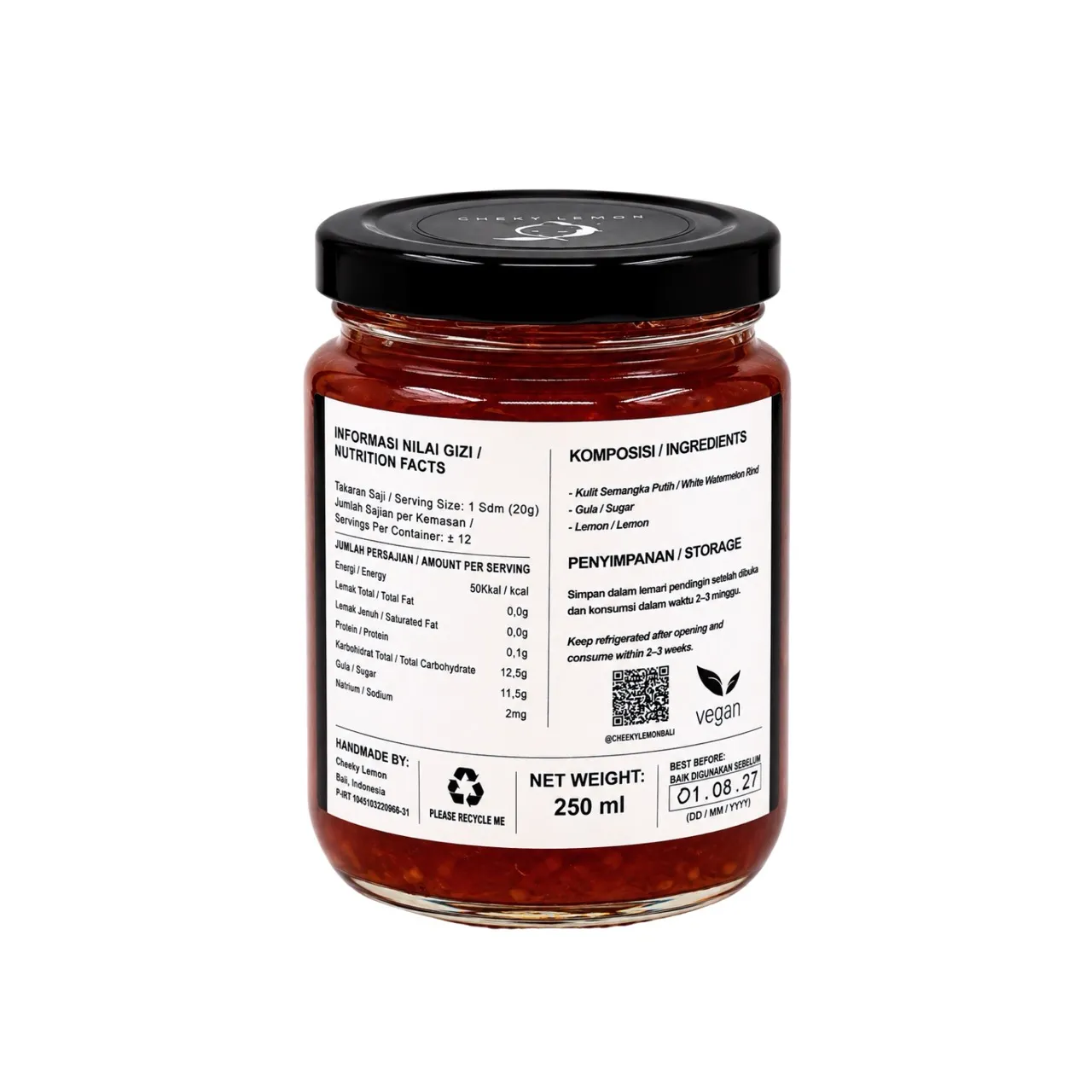 CKL White Watermelon Jam 300g